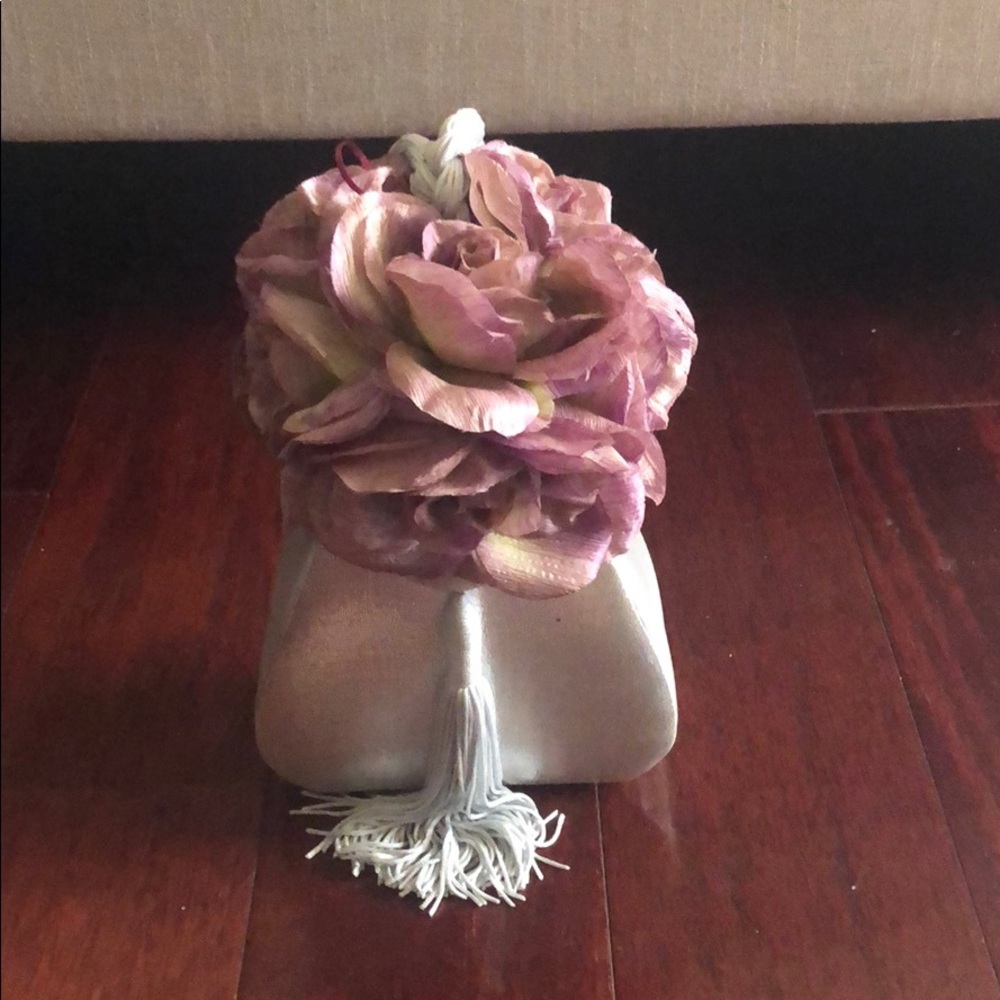 Handmade Rose wristlet purse